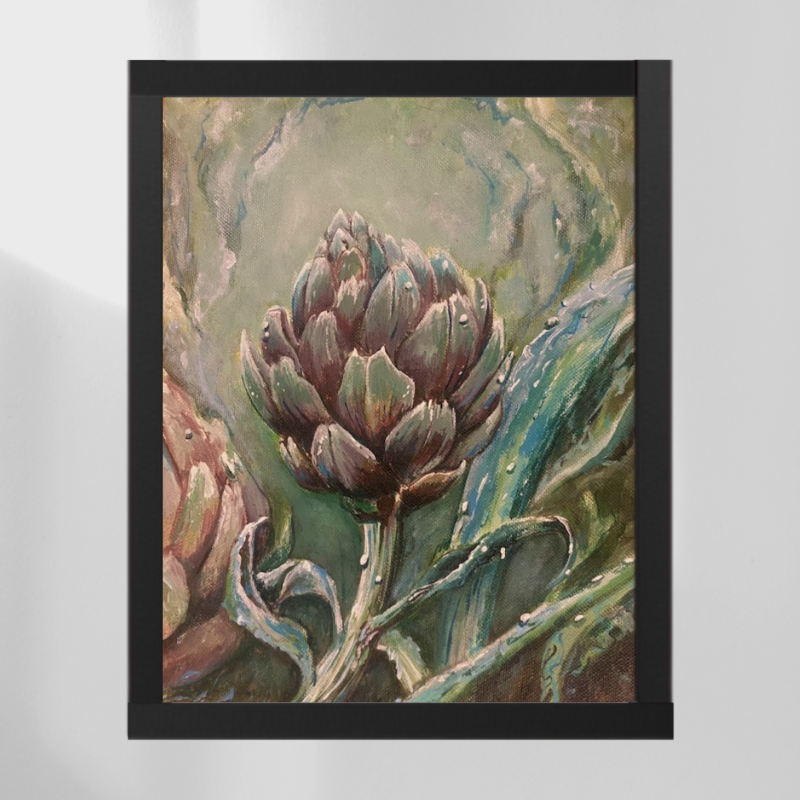 Acrylic Cactus Painting (2)